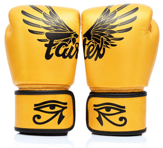 Luvas de Muay Thai Fairtex BGV1 Falcão Dourado