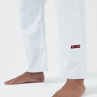 BJJ Gi Kingz Ultralight 2.0 IBJJF Branco