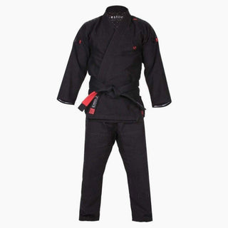 BJJ Gi Tatami Fightwear Estilo Black Label Nero-nero