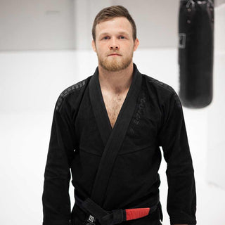 BJJ Gi Tatami Fightwear Estilo Black Label Nero-nero