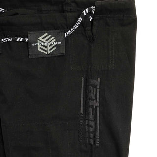 BJJ Gi Tatami Fightwear Estilo Black Label Nero-nero