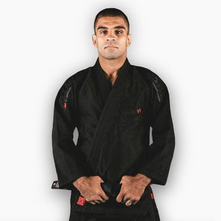 BJJ Gi Tatami Fightwear Estilo Black Label Nero-nero