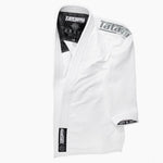 BJJ Gi Tatami Fightwear Estilo Black Label bianco-grigio