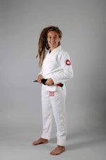 BJJ Gi donna Kingz Classic 3.0 Bianco-Combat Arena