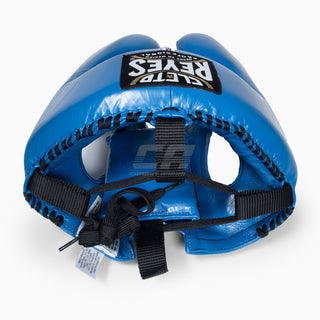 Capacete Cleto Reyes com parazigomas azuis