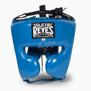 Capacete Cleto Reyes com parazigomas azuis