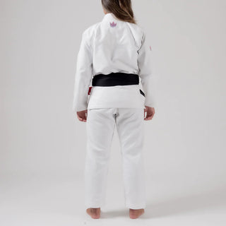 BJJ Gi donna Kingz Empowered Bianco-Combat Arena