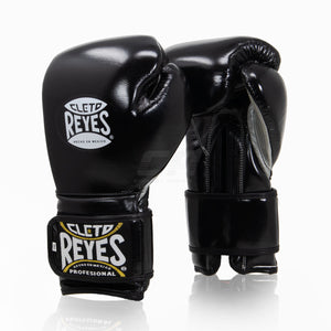 Luvas de Boxe Cleto Reyes Sparring CE6 Preto-Prata