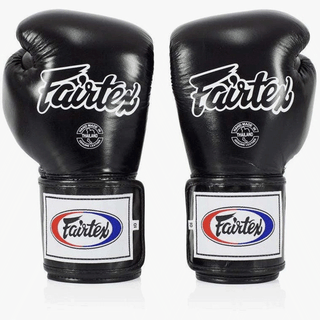 Luvas de Muay Thai Fairtex BGV5 Super Sparring Preto