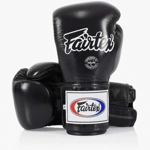 Luvas de Muay Thai Fairtex BGV5 Super Sparring Preto