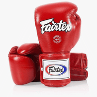 Luvas de Muay Thai Fairtex BGV5 Super Sparring Vermelho