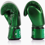 Guantoni Muay Thai Fairtex Metallic BGV22 Verde