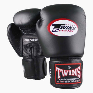 Luvas de Muay Thai Twins Special BGVL3 Air Preto