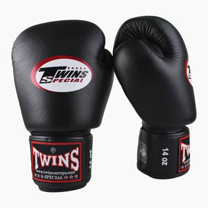 Luvas de Muay Thai Twins Special BGVL3 Preto