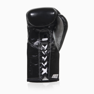 Luvas de Boxe Cleto Reyes Profissional CB2 Preto-Prata com atacadores