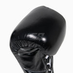 Luvas de Boxe Cleto Reyes Profissional CB2 Preto-Prata com atacadores