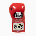 Luvas de Boxe Cleto Reyes Profissional CB2 vermelho-preto com atacadores