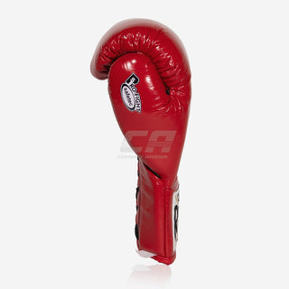 Luvas de Boxe Cleto Reyes Safetec CB4 Vermelho-preto com atacadores