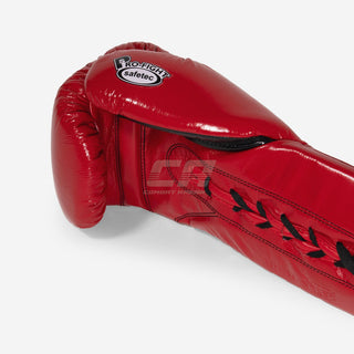 Luvas de Boxe Cleto Reyes Safetec CB4 Vermelho-preto com atacadores