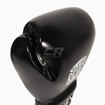 Luvas de Boxe Cleto Reyes Treino tradicional CE4 Preto-prata com atacadores