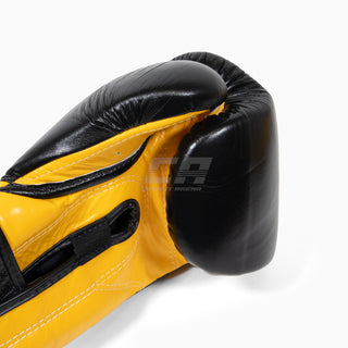 Luvas de Boxe Fairtex Mexican Modelo BGV9 Preto-amarelo