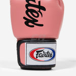 Luvas de Muay Thai Fairtex BGV19 Deluxe Rosa