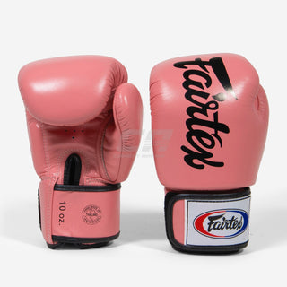 Luvas de Muay Thai Fairtex BGV19 Deluxe Rosa