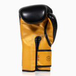 Luvas de Muay Thai Fairtex Super Sparring BGV18 Preto-Dourado