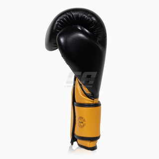 Luvas de Muay Thai Fairtex Super Sparring BGV18 Preto-Dourado