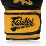 Luvas de Muay Thai Fairtex Super Sparring BGV18 Preto-Dourado