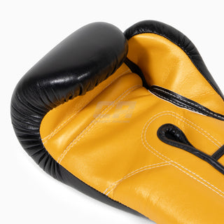 Luvas de Muay Thai Fairtex Super Sparring BGV18 Preto-Dourado