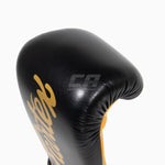 Luvas de Muay Thai Fairtex Super Sparring BGV18 Preto-Dourado