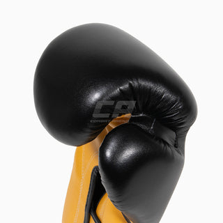 Luvas de Muay Thai Fairtex Super Sparring BGV18 Preto-Dourado