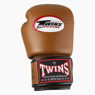 Luvas de Muay Thai Twins Special BGVL3 Castanho Retro