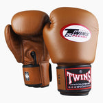 Luvas de Muay Thai Twins Special BGVL3 Castanho Retro