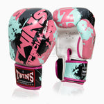 Luvas de Muay Thai Twins Special FBGVL3 Candy Cor-de-rosa