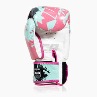 Luvas de Muay Thai Twins Special FBGVL3 Candy Cor-de-rosa