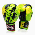 Luvas de Muay Thai Twins Special FBGVL3 Candy Verde