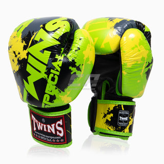 Luvas de Muay Thai Twins Special FBGVL3 Candy Verde