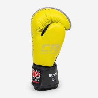 Luvas de Boxe Raptor SAP WAKO Preto-Amarelo