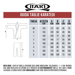 Calças de karaté Itaki Competição Art. 44P