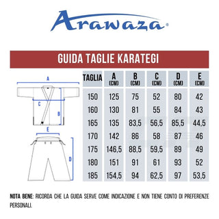 Fato karate Arawaza Kata Deluxe Evo WKF bordado a ouro