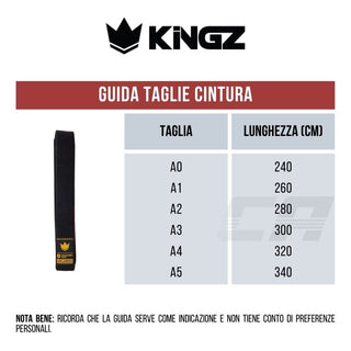 Cinto de Jiu-Jitsu Kingz Selo de Ouro V2