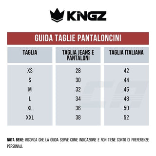 Calções sem gola Kingz Nascido para governar