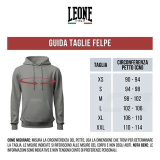 Sweatshirt Leone Logo Wacs com capuz ABX136