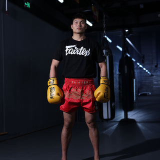 Calções de Kickboxing-Thai Fairtex BS1910 Rio Dourado