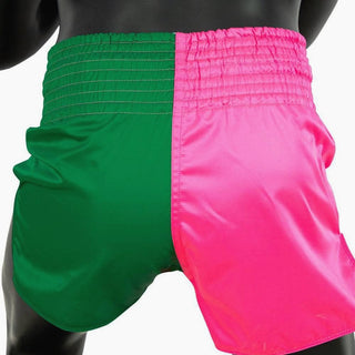 Pantaloncini kick-thai Fairtex BS1911 Rosa-Verde