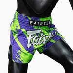 Pantaloncini kick-thai Fairtex BS1928 Street King Verde-Combat Arena