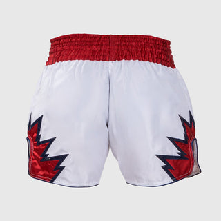 Pantaloncini kick-thai Venum Inferno Bianco-rosso-Combat Arena