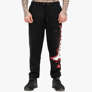 Pantaloni Joggers Tapout Splashing Nero-Combat Arena